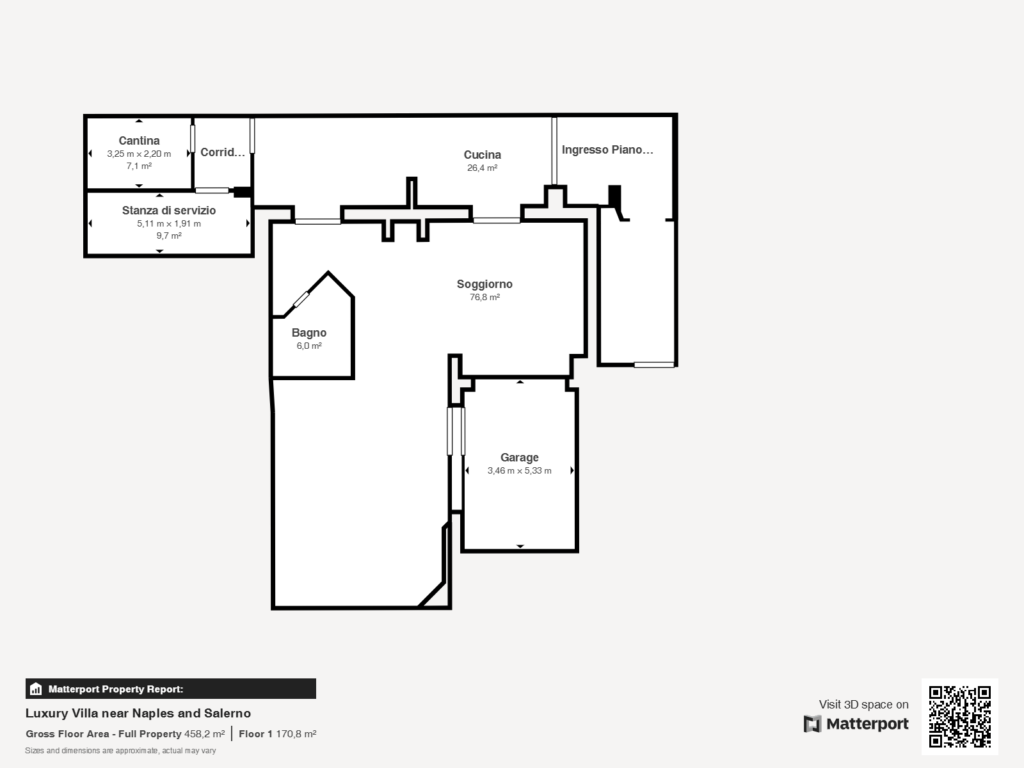 Luxury Villa near Naples and Salerno - Floor 1