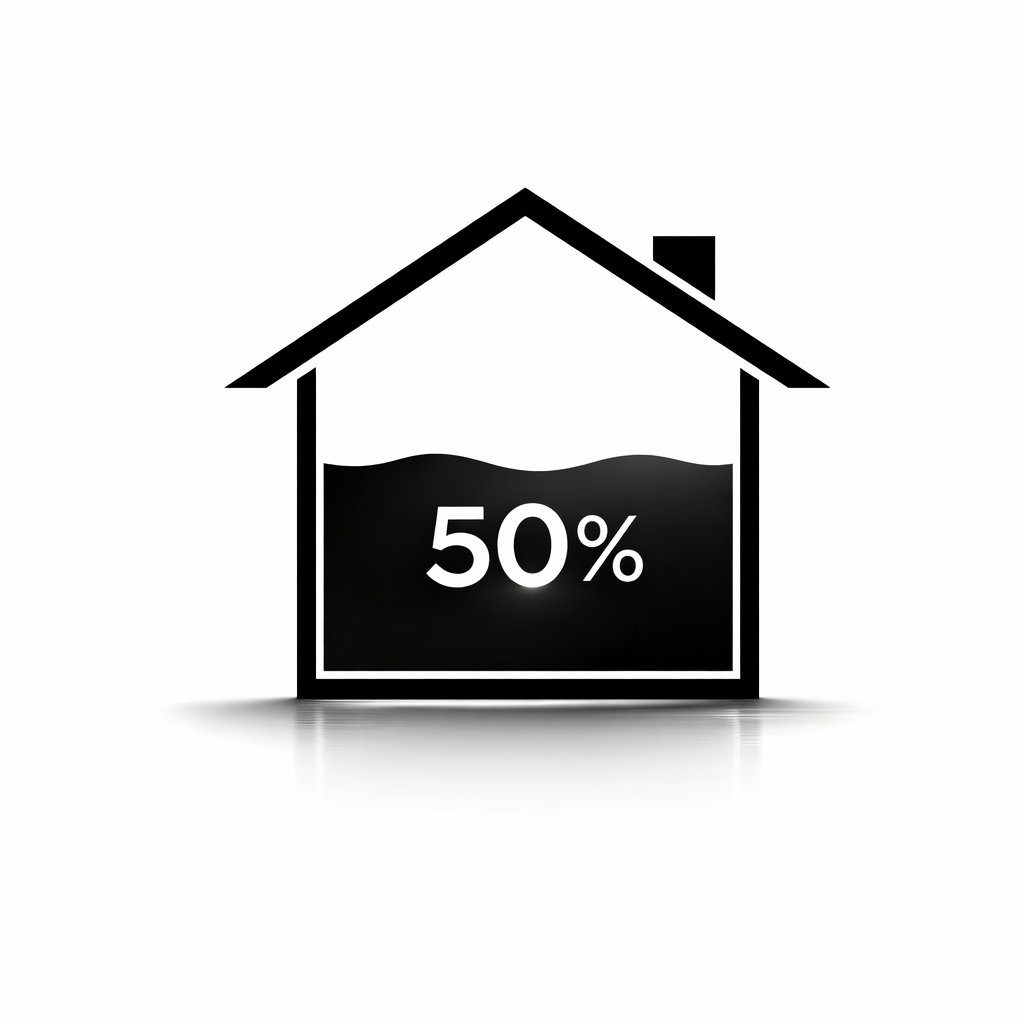 You can get a 50% loan to value mortgage to buy a property in italy