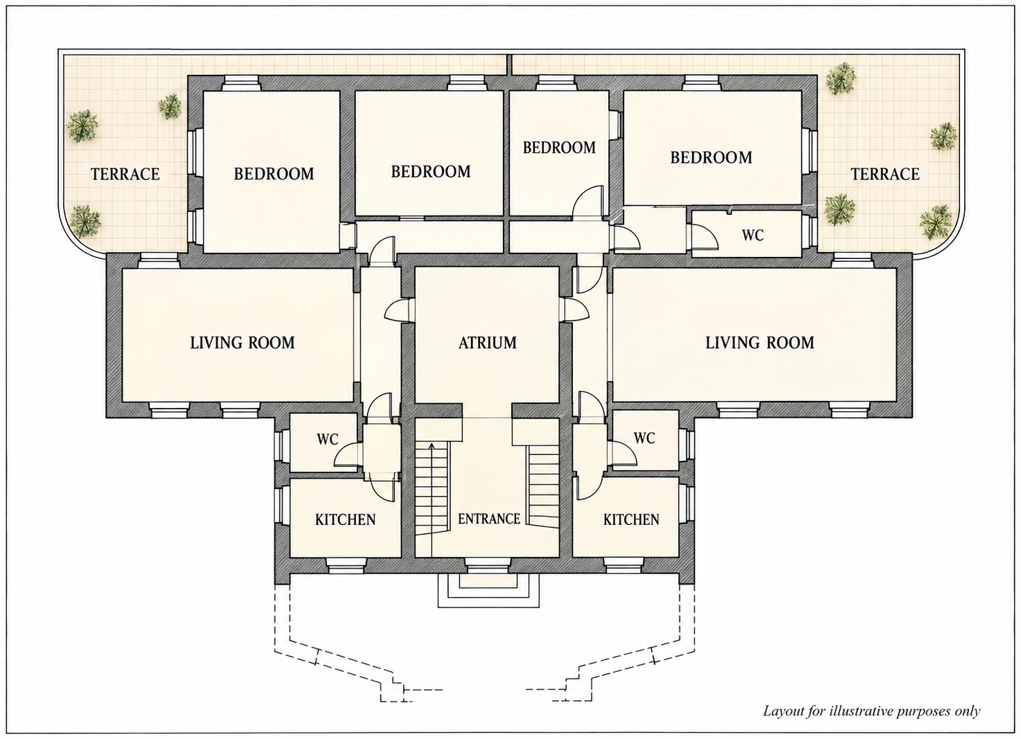 Layout illustrativo